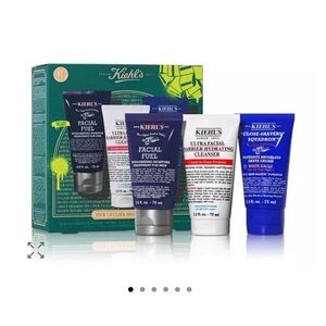 Kiehl's Men's Skincare Trio - Blue, White & Green Gift Set